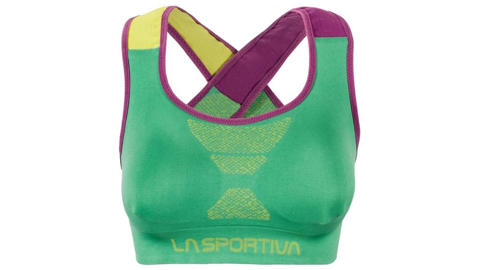 La Sportiva Focus Top - Women's, Jade Green/Purple, Extra Small I84-704500-XS