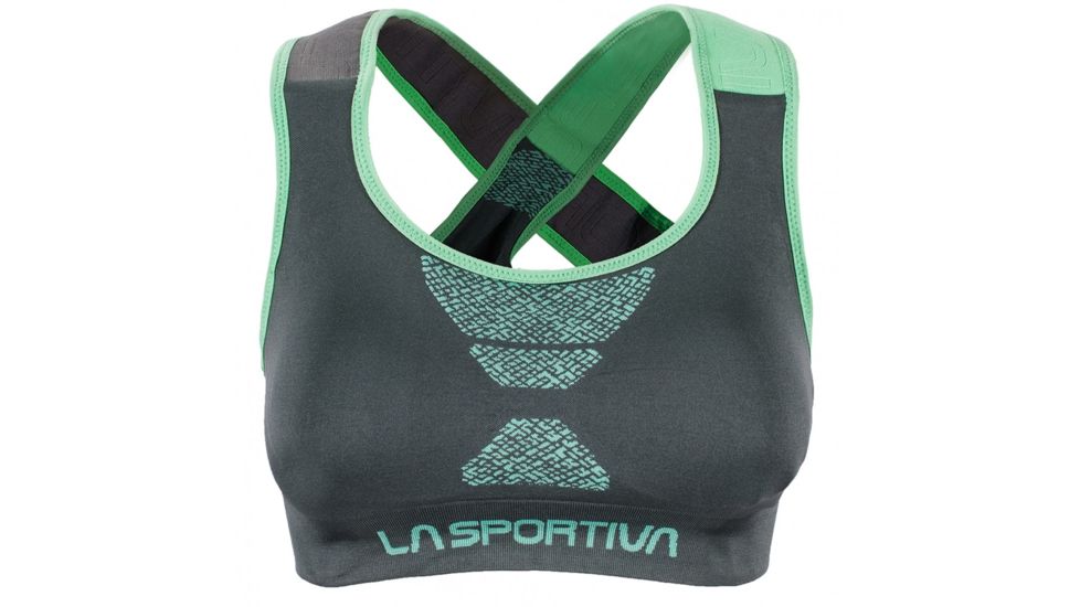La Sportiva Focus Top - Women's, Slate/Jade Green, Extra Small I84-903704-XS