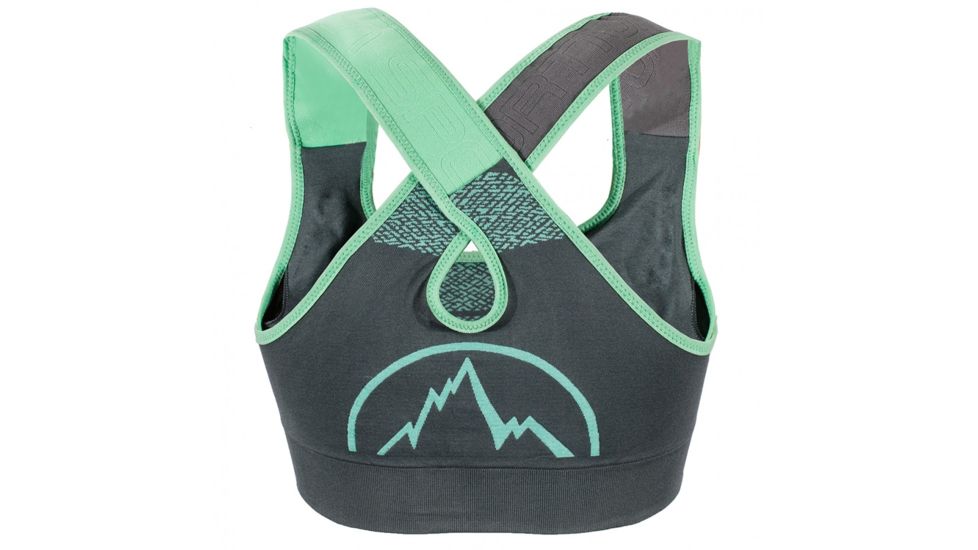La Sportiva Focus Top - Women's, Slate/Jade Green, Extra Small I84-903704-XS