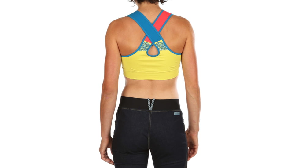 La Sportiva Focus Top - Womens, Celery Neptune, Small, I84-715619-S