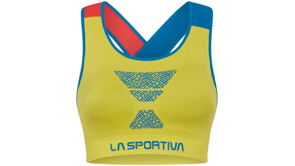 La Sportiva Focus Top - Womens, Celery Neptune, Small, I84-715619-S