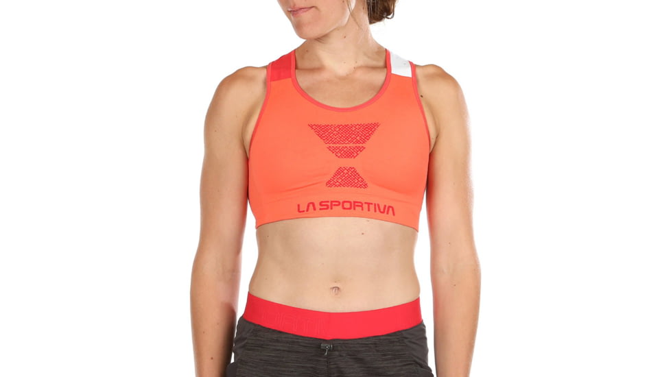 La Sportiva Focus Top - Womens, Flamingo Hibiscus, Large, I84-403402-L