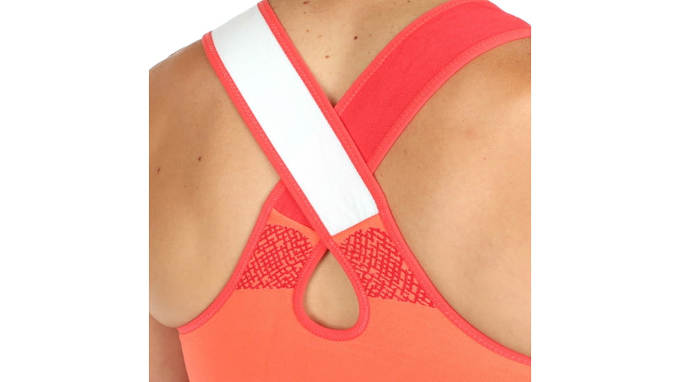 La Sportiva Focus Top - Womens, Flamingo Hibiscus, Large, I84-403402-L