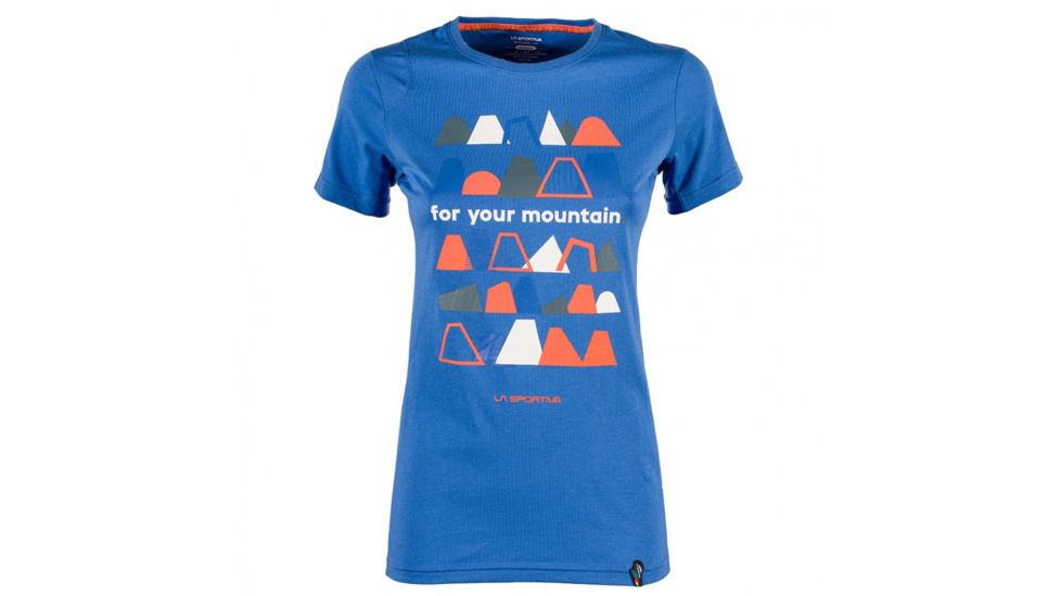 La Sportiva For Your Mountain T-Shirt - Women's, Cobalt Blue, Small I77-613613-S