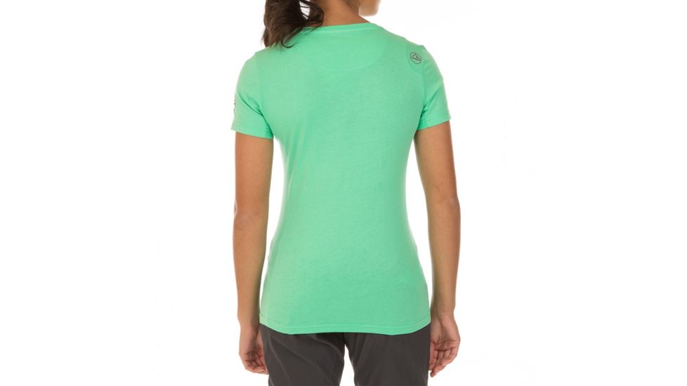 La Sportiva For Your Mountain T-Shirt - Women's, Jade Green, Extra Small I77-704704-XS