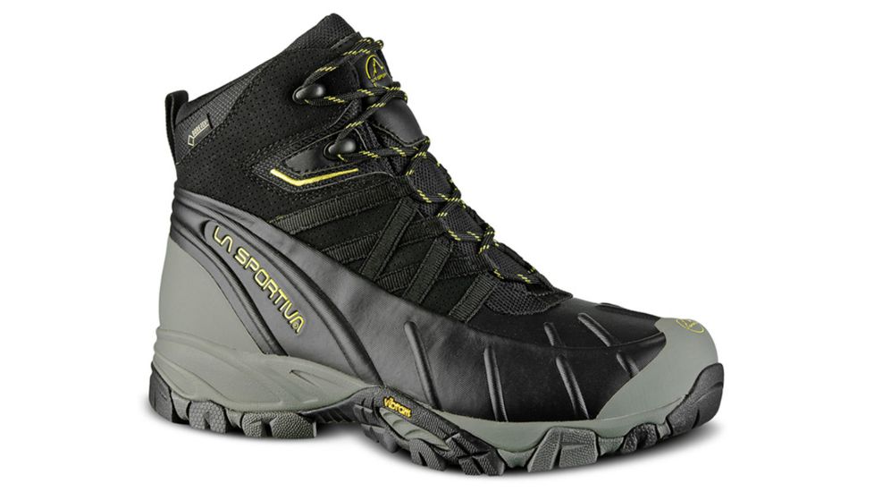 La Sportiva Frost GTX Hiking Boot - Men's-Black/Yellow-Medium-39