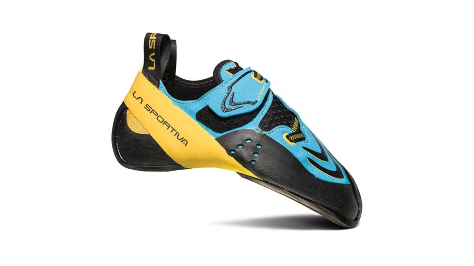 La Sportiva Futura Climbing Shoes - Mens, Blue/Yellow, 42, 20R-600100-42