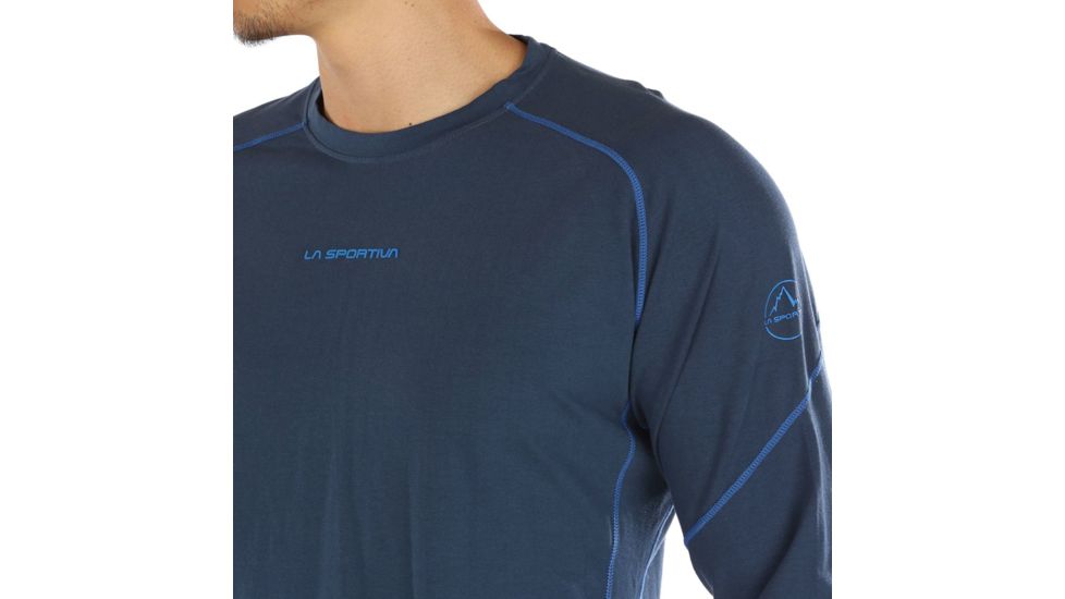 La Sportiva Future Long Sleeve - Mens, Opal Neptune, Small, H93-618619-S