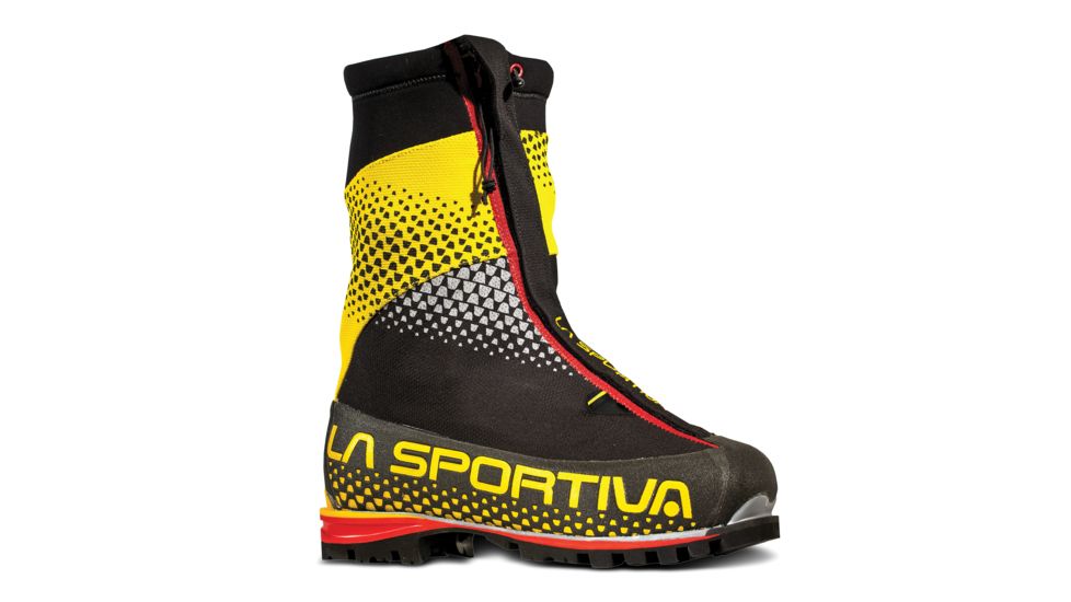 La Sportiva G2 SM Mountaineering Boot - Men's-Black/Yellow-Medium-42