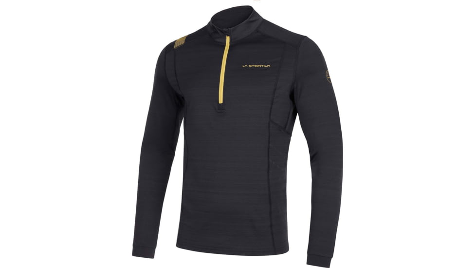 La Sportiva Galaxia Long Sleeve - Men's, Black/Moss, Medium, L65-999723-M