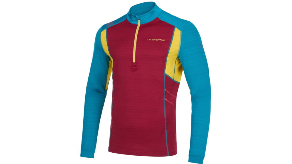 La Sportiva Galaxia Long Sleeve - Men's, Sangria/Crystal, Large, L65-320635-L