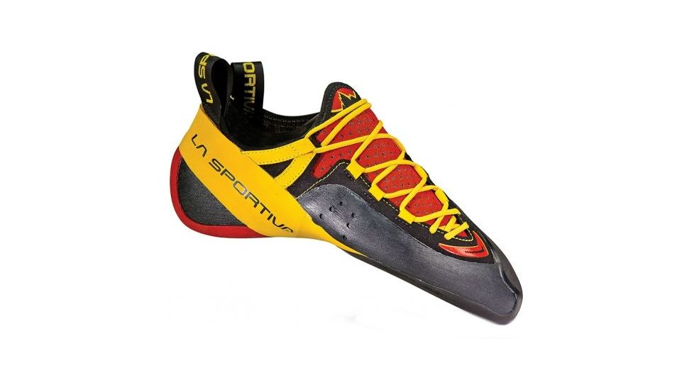 La Sportiva Genius Climbing Shoes - Men's, Red, 42.5, Medium, 10R-RE-42.5