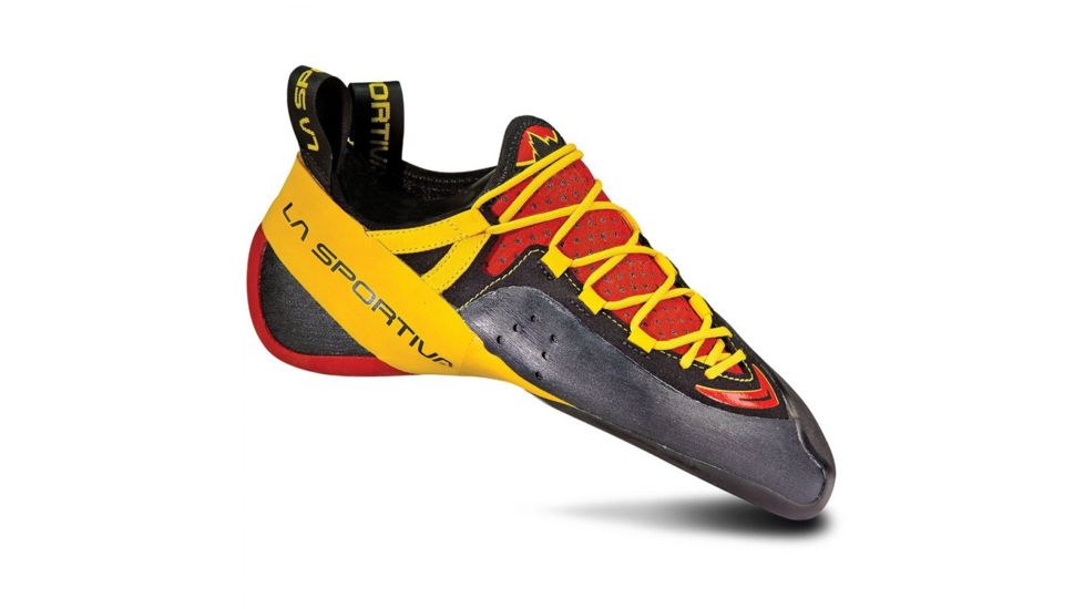 La Sportiva Genius Climbing Shoes - Men's, Red, 38.5, Medium, 10R-RE-38.5