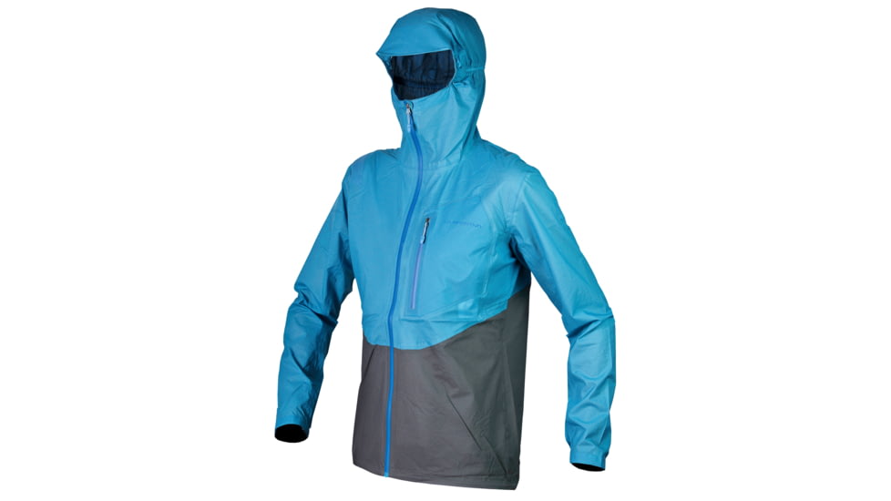 La Sportiva Hail Jacket - Men's-Grey/Sea Blue-Medium