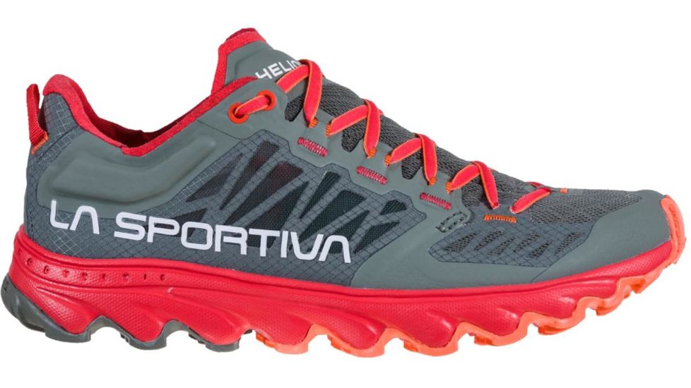 La Sportiva Helios III Running Shoes - Women's, Clay/Hibiscus, 38, Medium, 46E-909402-38