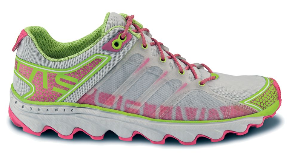 La Sportiva Helios Trail Running Shoe - Women's-8.5 US / 40 EU-Green/Pink