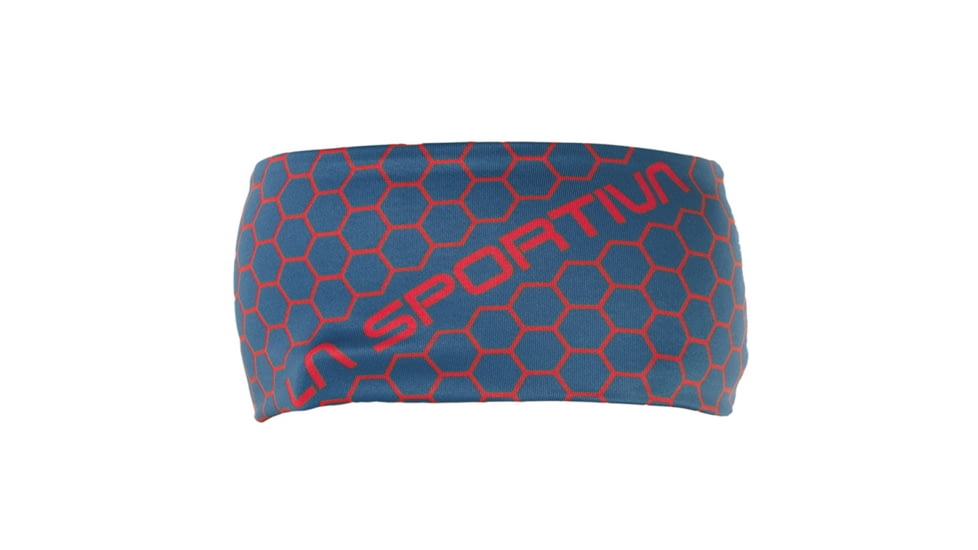 La Sportiva Hive Headband, Lake/Flame, One Size X59-607304-1 SIZE
