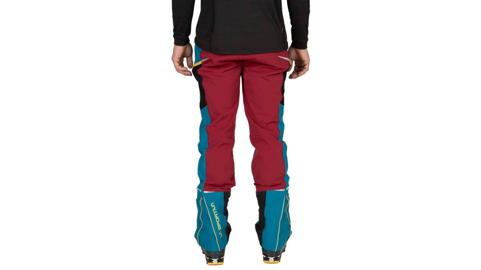 La Sportiva Ikarus Pant - Mens, Crystal/Sangria, Small, L60-635320-S