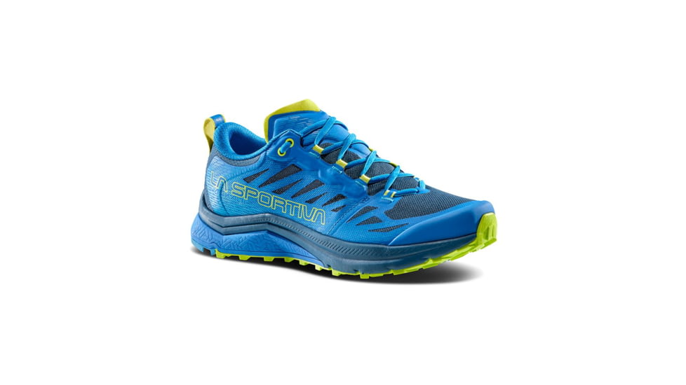 La Sportiva Jackal II Running Shoes - Mens, Electric Blue/Lime Punch, 43.5, 56J-634729-43.5