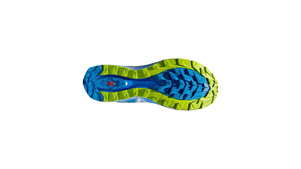 La Sportiva Jackal II Running Shoes - Mens, Electric Blue/Lime Punch, 43.5, 56J-634729-43.5