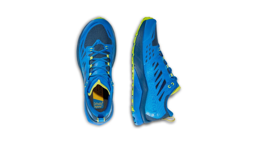 La Sportiva Jackal II Running Shoes - Mens, Electric Blue/Lime Punch, 43.5, 56J-634729-43.5