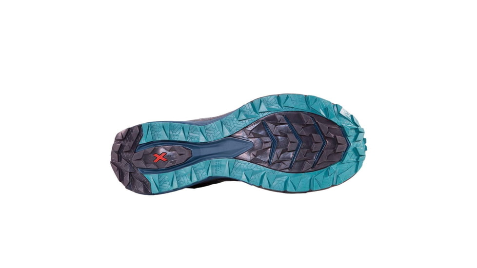 La Sportiva Jackal II Running Shoes - Womens, Carbon/Lagoon, 40.5, 56K-900638-40.5