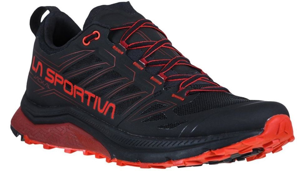 La Sportiva Jackal Trailrunning Shoes - Mens, Black Poppy, 44 EU, 46B-999311-44