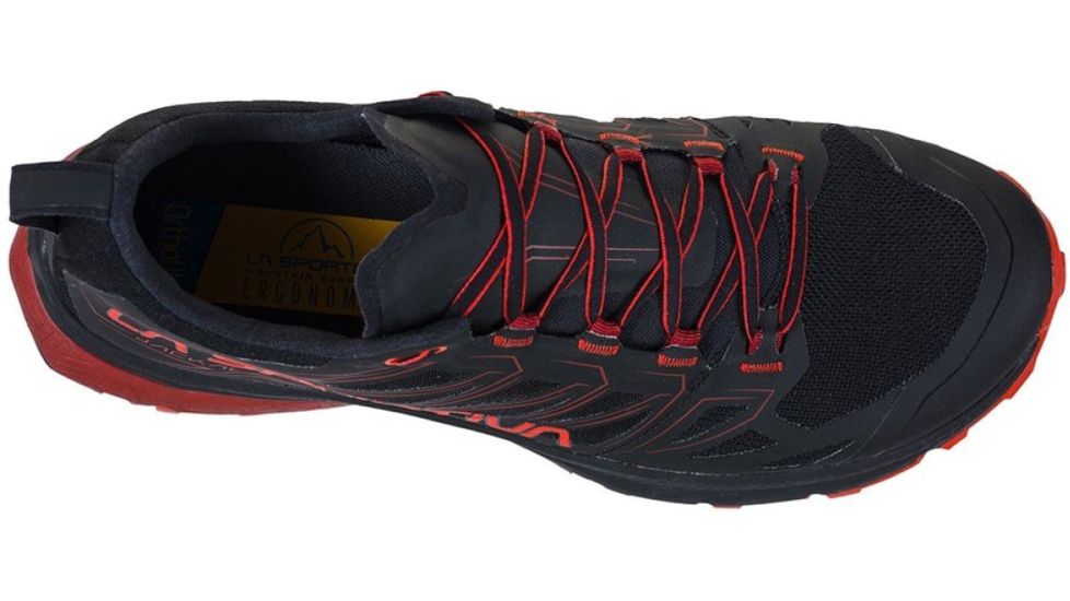 La Sportiva Jackal Trailrunning Shoes - Mens, Black Poppy, 44 EU, 46B-999311-44