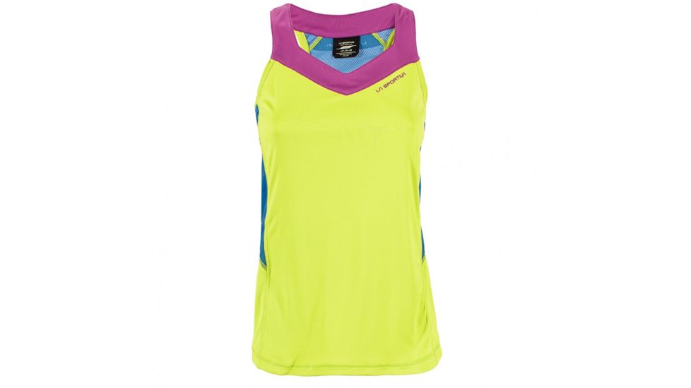 La Sportiva Joy Tank - Women's, Apple Green/Cobalt Blue, Large K64-705613-L