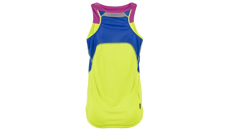 La Sportiva Joy Tank - Women's, Apple Green/Cobalt Blue, Large K64-705613-L