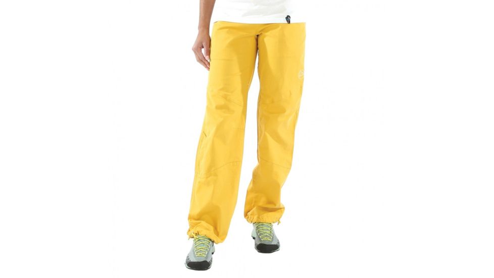 La Sportiva Kalymnos Pant - Womens, Yellow, L, I27-YELLOW-L