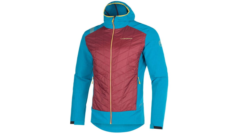La Sportiva Kap Hybrid Hoody - Mens, Sangria/Crystal, Small, L73-320635-S
