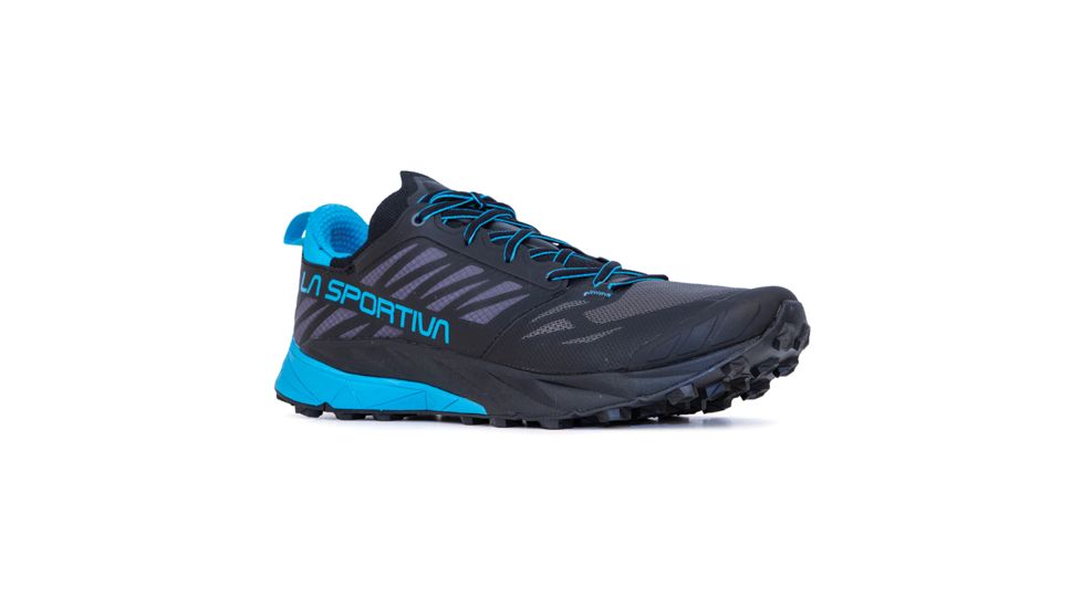 La Sportiva Kaptiva Trailrunning Shoes - Mens, Carbon/Tropic Blue, 43, 36U-900614-43