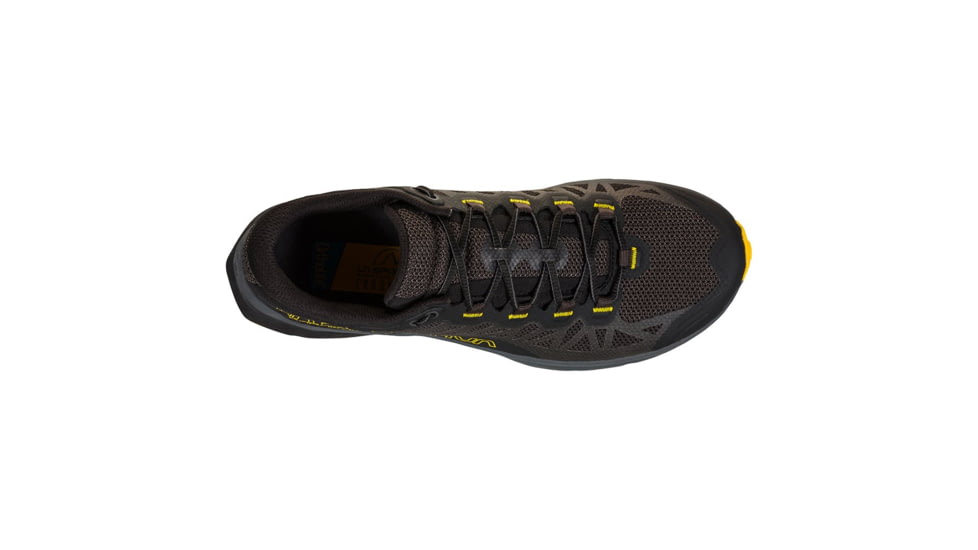 La Sportiva Karacal Running Shoes - Mens, Black/Yellow, 45.5, Medium, 46U-999100-45.5