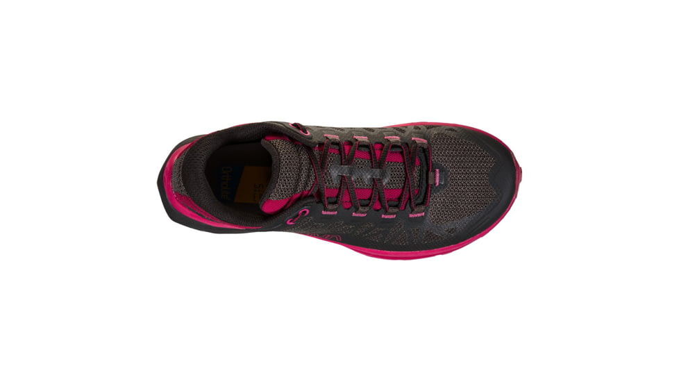 La Sportiva Karacal Running Shoes - Womens, Black/Red Plum, 41, Medium, 46V-999502-41