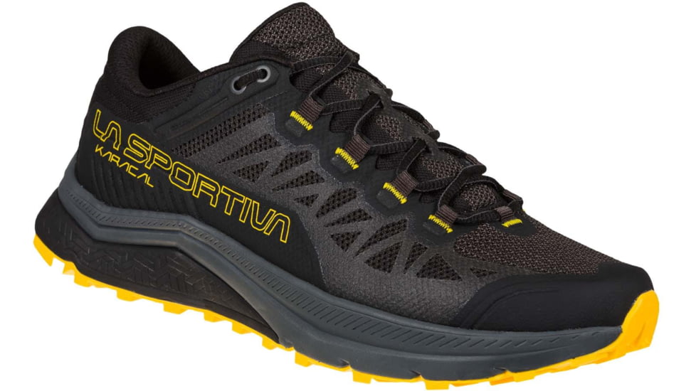 La Sportiva Karacal Trailrunning Shoes - Mens, Black/Yellow, 44.5, 46U-999100-44.5