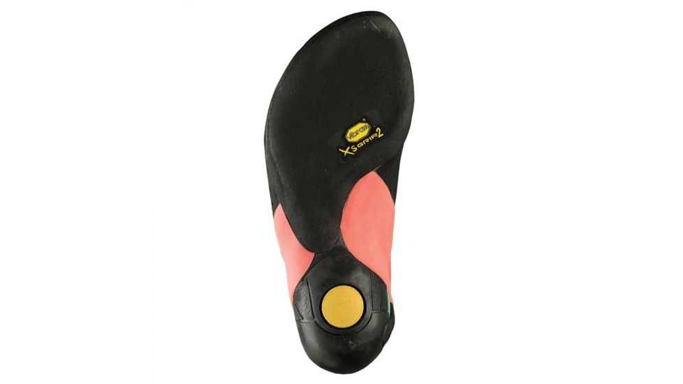 La Sportiva Kataki Climbing Shoe - Womens, Mint/Coral, 34.5, 20B-609301-34.5