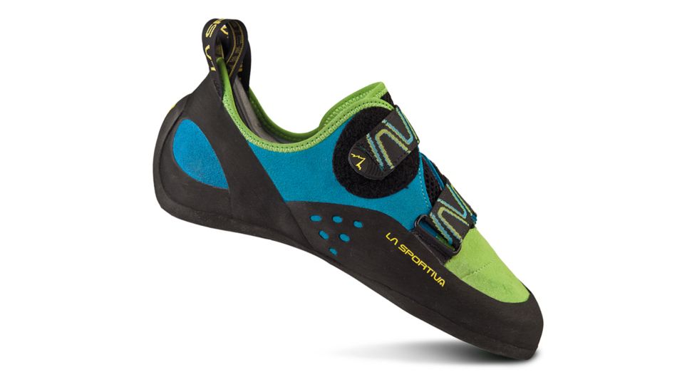Katana Climbing Shoe - Mens -Green/Blue-37.5