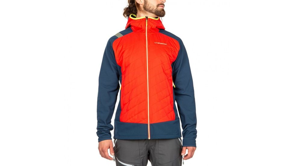 La Sportiva Kopak Hoody - Mens, Poppy/Opal, Extra Large, L17-311618-XL