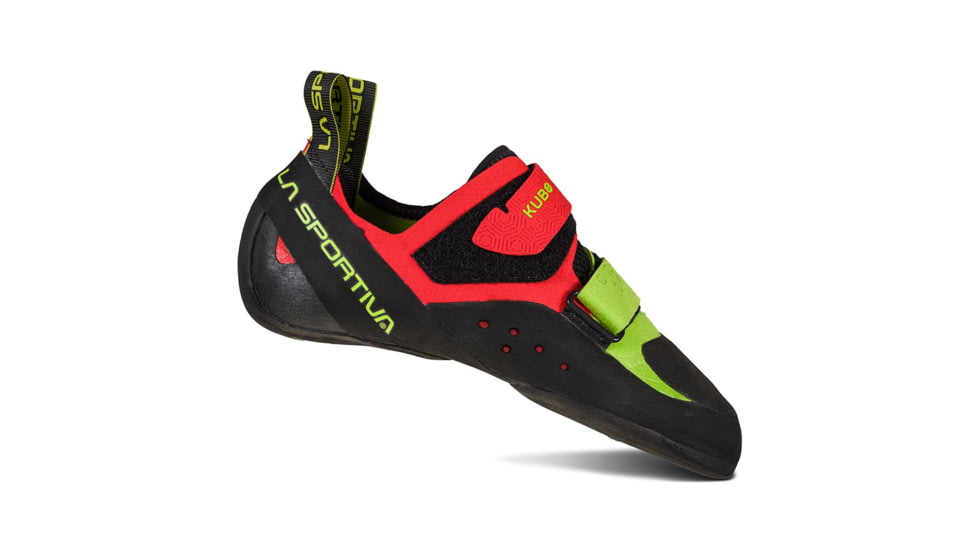 La Sportiva Kubo Climbing Shoes - Men's, Goji/Neon, 46, Medium, 30H-314720-46