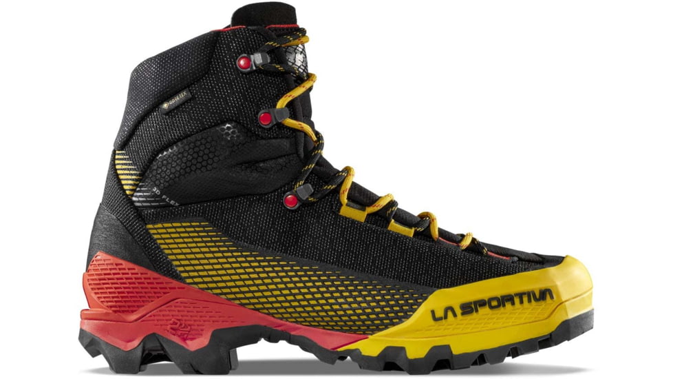 La Sportiva Aequilibrium ST GTX Mountaineering Boots - Men's, Black/Yellow, 38, 31A-999100-38