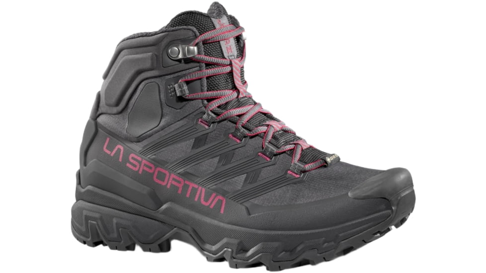 La Sportiva Ultra Raptor 3 Mid GTX Hiking Boots - Women's, Onyx/Azalea, 38EU, ZFHS110-G19P19-38