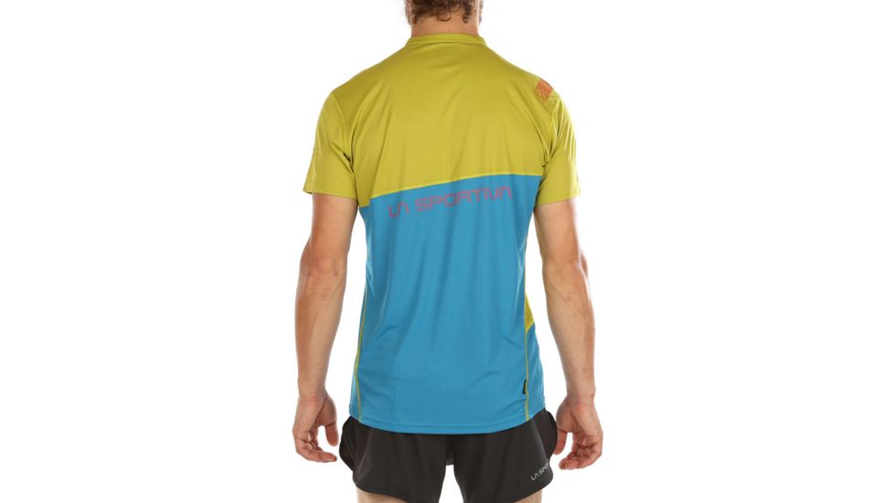 La Sportiva Limitless T-Shirt - Mens, Kiwi Neptune, Medium, J91-713619-M
