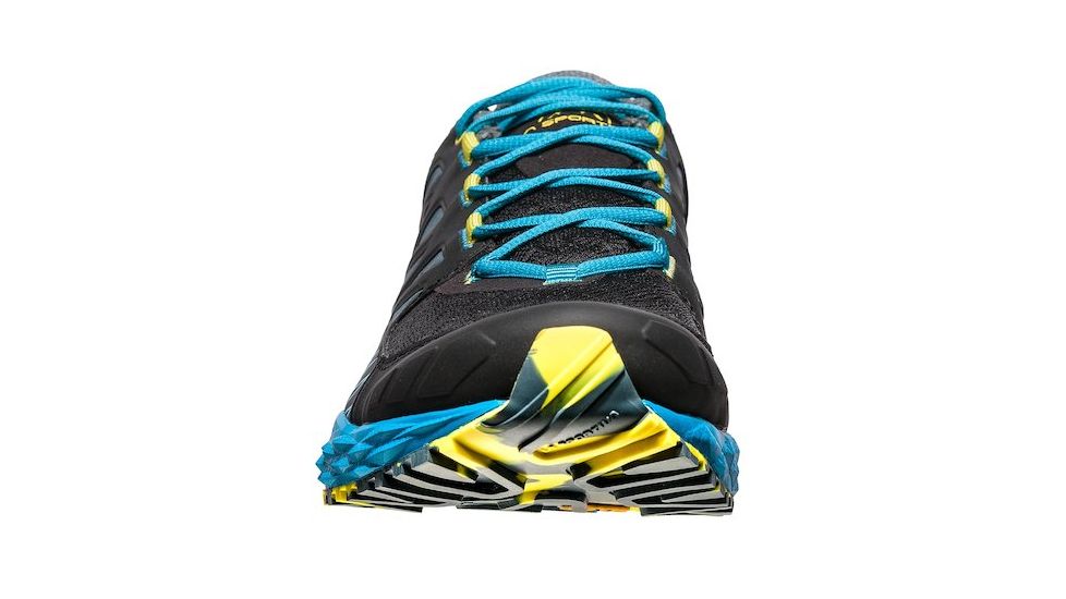 La Sportiva Lycan Mountain Running Shoe - Mens, Black/Tropic Blue, 44 Euro, 36K-999614-44