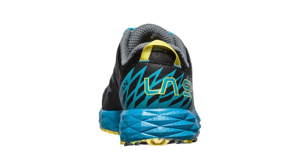 La Sportiva Lycan Mountain Running Shoe - Mens, Black/Tropic Blue, 44 Euro, 36K-999614-44