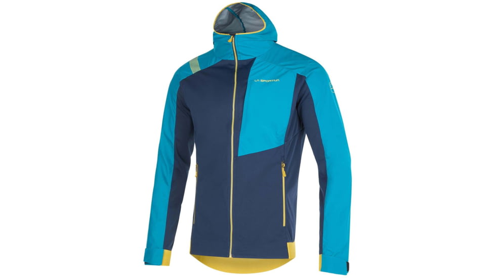La Sportiva Macnas Softshell Jacket - Men's, Night Blue/Crystal, Medium, L72-629635-M
