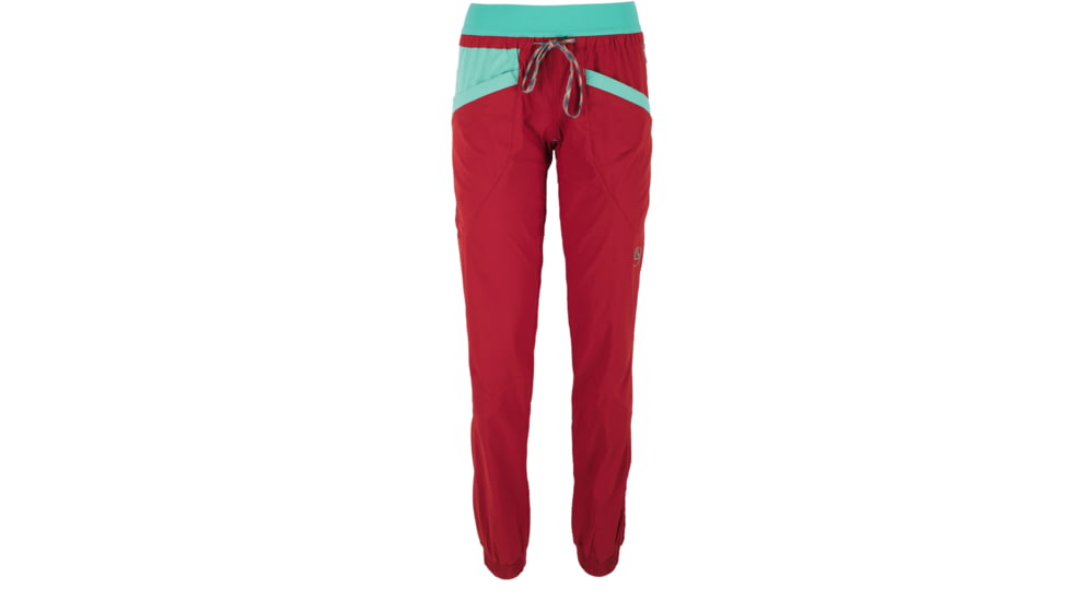La Sportiva Mantra Pant - Women's, Medium, 32in Inseam, Berry/Mint, I60-303609-M