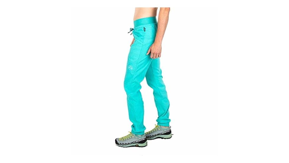 La Sportiva Mantra Pant - Women's, Extra Large, 33in Inseam, Aqua, I60-615615-XL