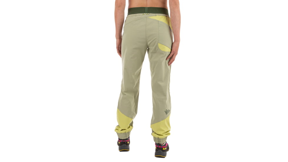 La Sportiva Mantra Pant - Womens, Tea/Green Banana, Small, O62-730728-S