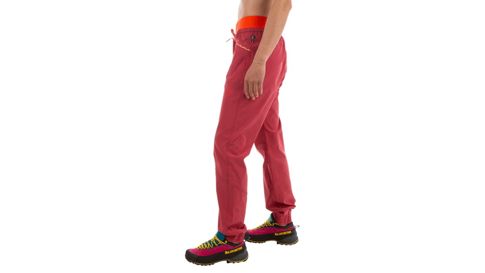 La Sportiva Mantra Pant - Womens, Velvet/Cherry Tomato, Small, O62-323322-S